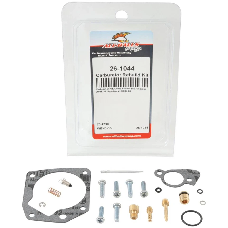 All Balls Carburetor Rebuild Kit 26-1044 For Polaris Predator 90 04 05 06 Foto 3 de 4