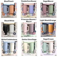 Ello Port 40-oz. Stainless Steel Leak-Proof Easy Clean Tumbler with Handle, 2pk