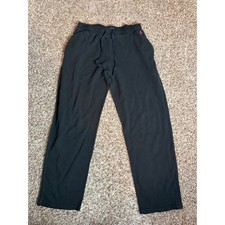 Polo Ralph Lauren Mens Waffle Knit Pajama Jogger Pants Black Red Pony Logo L