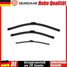 Scheibenwischer Wischerblätter Vorne + Hinten für VW Polo (Typ 9N) 2002-2009