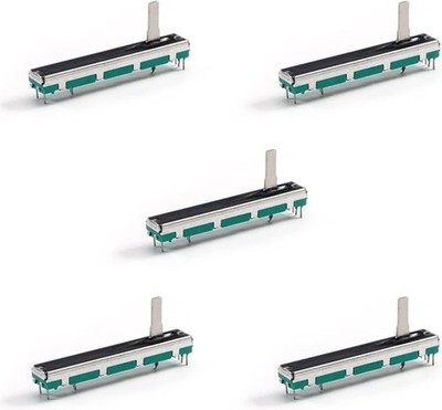 5Pcs B10K 10K Ohm 60mm Linear Slide Potentiometer 3 Pin Fader Variable Resistor
