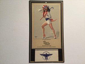 RARE Vintage 1944 Pinup Rolf Armstrong “Yankee Doodle Girl” Calendar Troc SF, CA