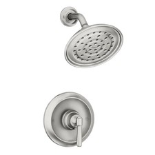 Moen 82971SRN Halle 1-Handle Shower Trim Kit W/Valve Brushed Nickel