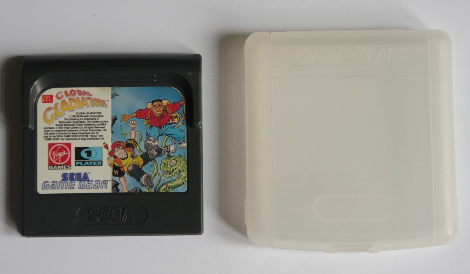 Jeu Game Gear Global Gladiators + boitier plastique