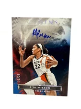A'JA WILSON 2023 Panini WNBA Origins #OA-AJW Auto /25 🤍🖤🔥