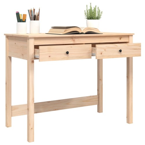 Scrivania cassetti 100x50x78 cm legno massello di pino varie scelte vidaXL - Foto 55 di 60