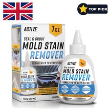 Mould Stain Remover Gel - 207ml Heavy Duty Cleaner for Seals Grout Shower