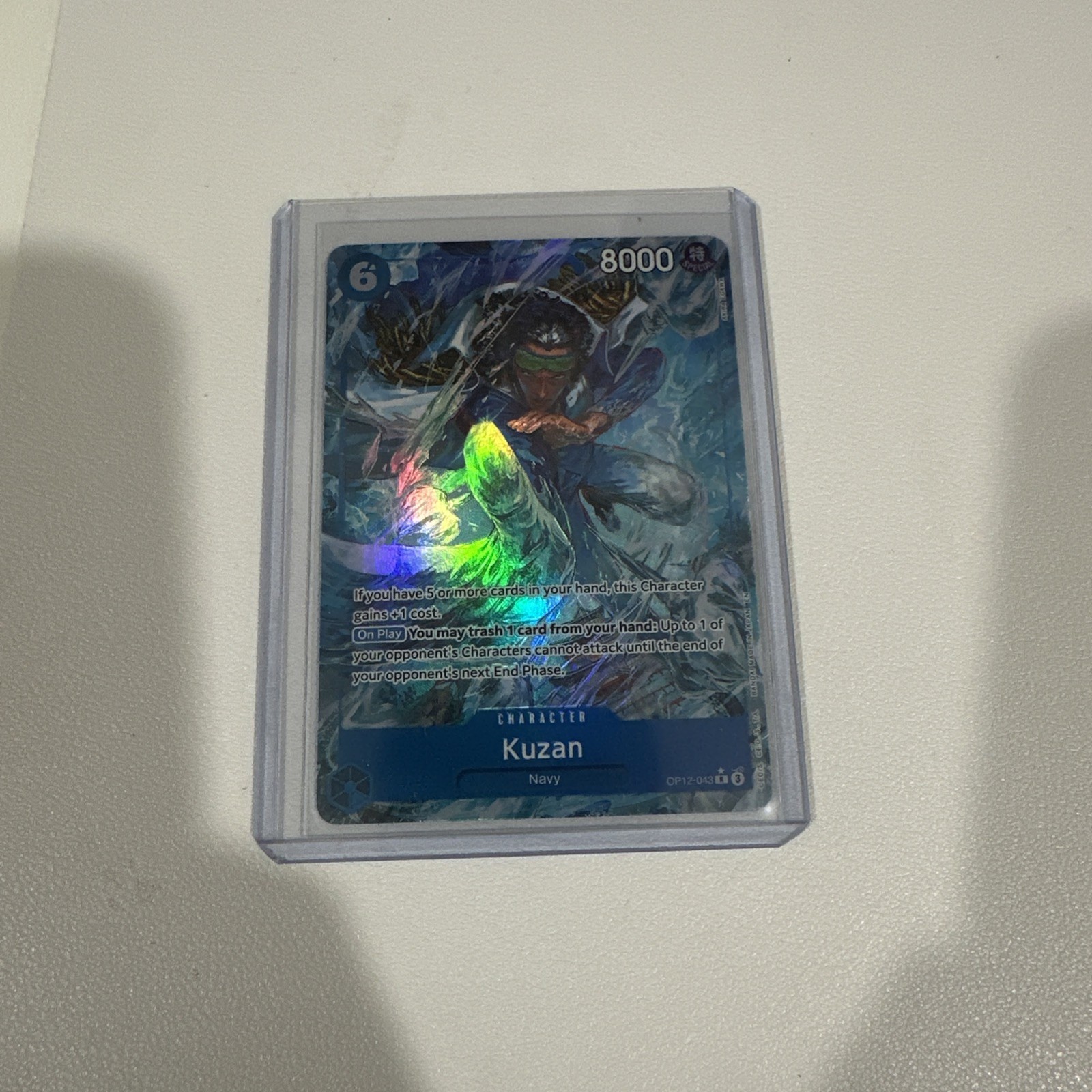 One Piece Kuzan Alternate Art OP12-043 Rare 