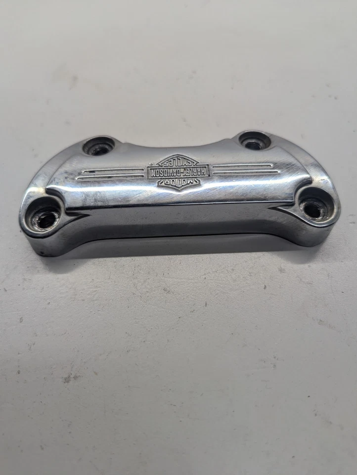 Abrazadera de manillar Harley Davidson Sportster Dyna OEM 1990-2003 Foto 4 de 4