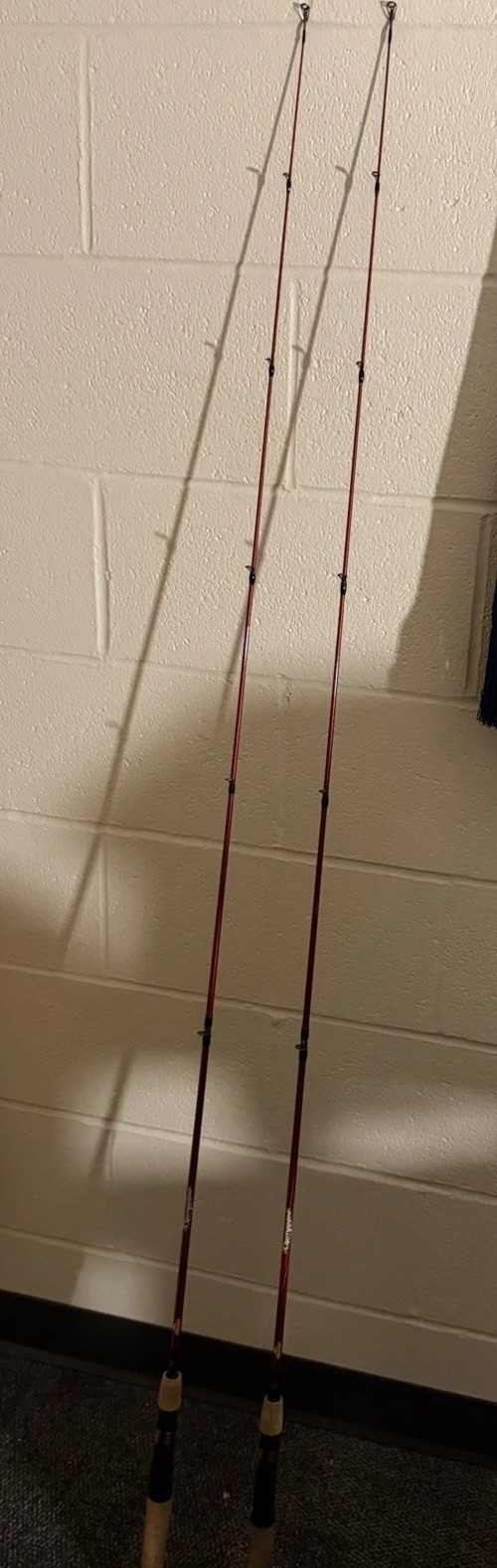 Berkley Cherrywood Graphite Casting Rods Red Cork Handle Set