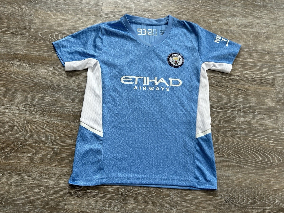 Kevin De Bruyne Manchester City 2021-22 Home Soccer Jersey Youth S