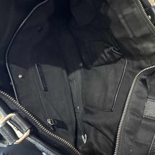 Black Quilted Banana Republic Purse/ Laptop Bag/ Travel Bag / Large Tote - Picture 7 of 9
