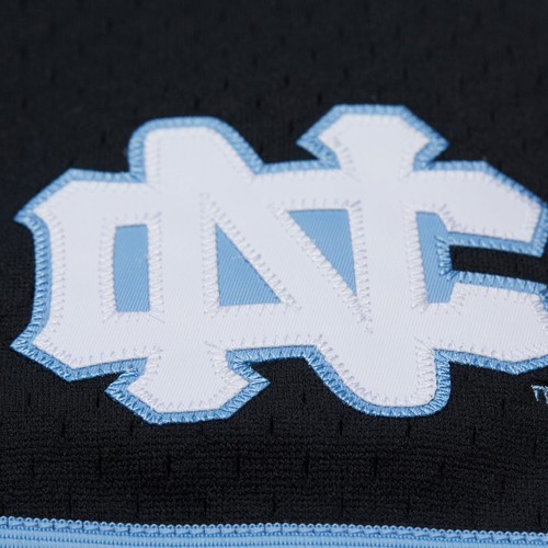 Men's Mitchell & Ness Black North Carolina Tar Heels On The Clock Full-Button - 第 5/6 張圖片