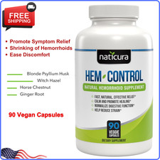 Hem-Control, Fast Effective Hemorrhoid Treatment Supplement, 90 Vegan Capsules