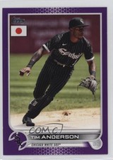 2022 Topps Japan Edition Purple 4/50 Tim Anderson #87 10pz