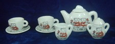 VINTAGE CHILD'S TEASET - TEDDY BEARS - MADE IN JAPAN