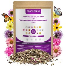 200,000+ Wildflower Seeds 4oz 16 Variety Perennial Mix - Non-GMO, USA-Sourced 64.88 per gallon