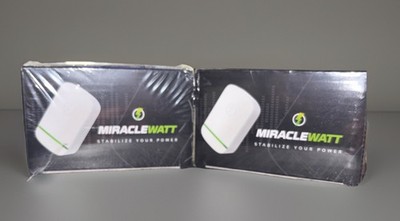 MIRACLEWATT Stabilize Your Home Electrical Current Protect & Prolong Lot Of 2