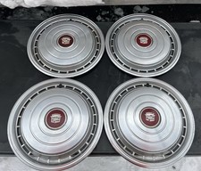 Genuine 1978 Cadillac Deville Fleetwood Metal Hubcaps Wheel Covers Nice. Genuine 1978 Cadillac Deville Fleetwood Metal Hubcaps Wheel Covers Nice.