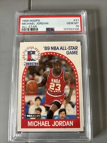 1989-90 NBA Hoops - All-Star Game Michael Jordan #21
