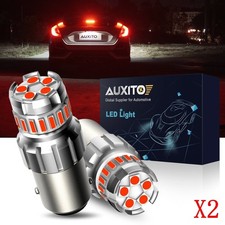 AUXITO Red 1157 7528 2357 3496 LED Bulbs Tail Stop Brake Turn Signal Light 4pcs