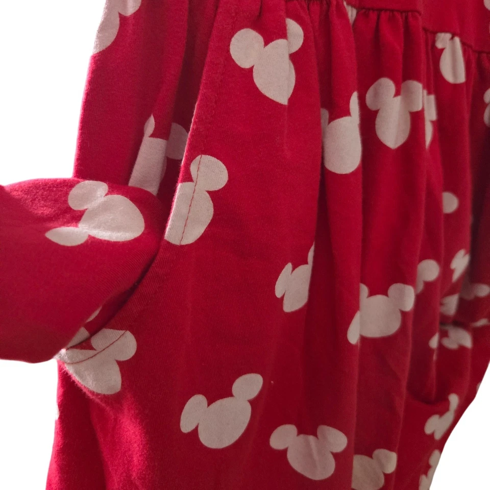 Disney Collection Hanna Andersson Red Mickey Mouse Dress Size US 5 - Image 3 of 4