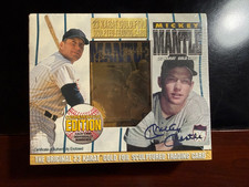 1996 Mickey Mantle 23 Karat Gold Foil Sculpted Yankees MLB Card Unopened 