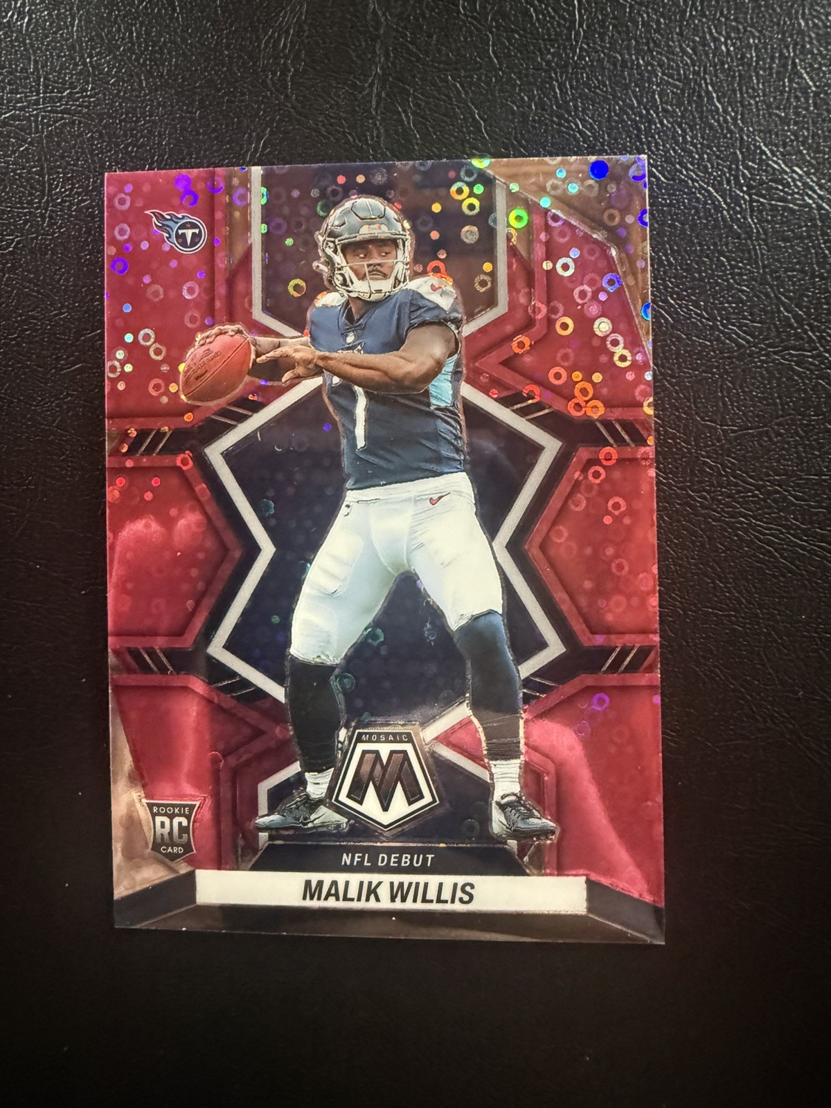 2022 Panini Mosaic Malik Willis Rookie #302 No Huddle Pink 12/20