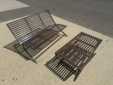 Nkuku Odee Outdoor Bench & Coffee Table Set - Bench RRP £495, Table RRP £350