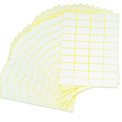 1200pcs Étiquette Autocollantes Papier Blanc Imprimable Forte Adhésif pour Id... - Photo 1/4