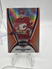 2025-26 UD Allure Hockey Hunter Brzustewicz RC Red Rainbow SP #129