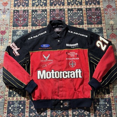 A*k様 オールドAdam AJC 2000 Vtg Ricky Rudd #21 Motorcraft Nascar Jacket Men's Large JH Design