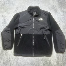 The North Face Denali Polartec Fleece Jacket Boys XL 18-20 Black Full Zip Youth