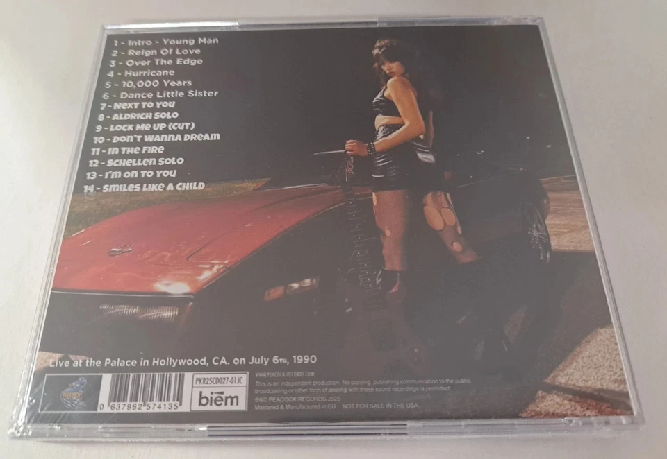 HURRICANE - Slave to Hollywood (LIM. 200 US HARD ROCK*LIVE 1990 PALACE*SOUNDBOAR - Image 3 of 3