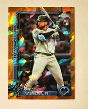 Victor Mesa Jr. 2025 Topps Chrome Sapphire RC GOLD REFRACTOR 35/50 #USC4 V6