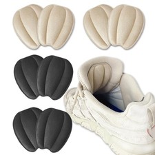 Shoe Tongue Pads - 4 Pairs Foot Pads for Men Shoes Too Big Soft Non Slip Heel...
