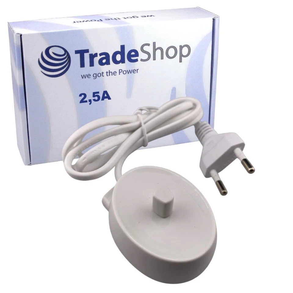 TRADE-SHOP Netzteil Ladegerät Ladestation für Braun Oral-B Triaction 1000 iO Series 4 5 6
