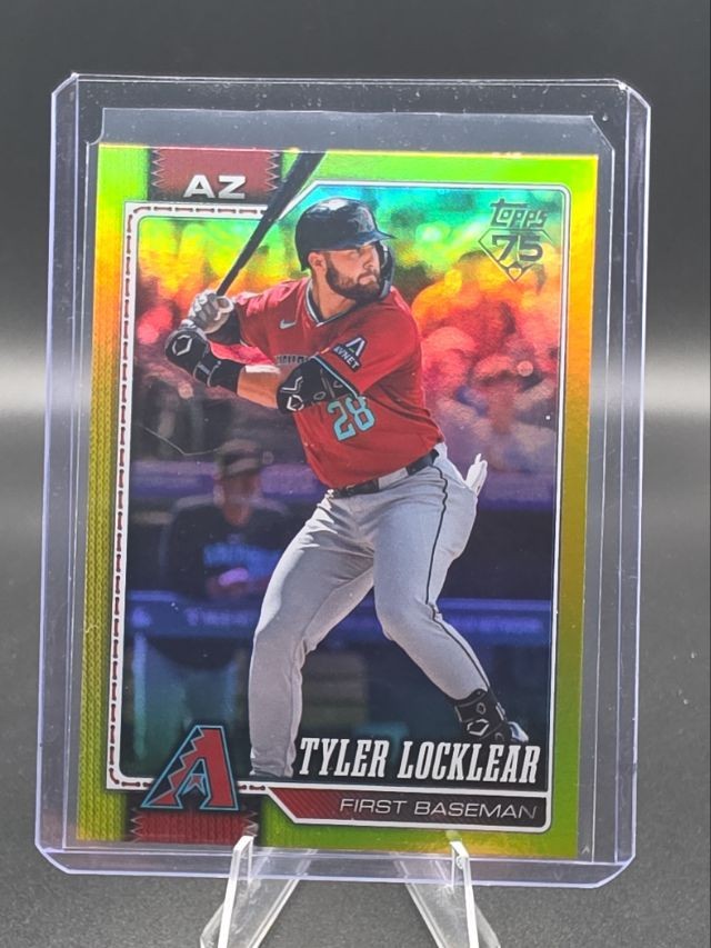 2026 Topps #430 Tyler Locklear Yellow Holo Foil #/399