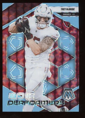 2025 Panini Mosaic Epic Performers Trey McBride #10 Blue