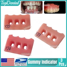 USA Dental SHOFU Gummy Indicator Gingiva Aesthetic Gum Plate Model Tri-Color GC