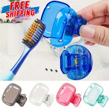 Toothbrush Head Covers Portable Protective Case Dustproof Toothbrush Head Clips