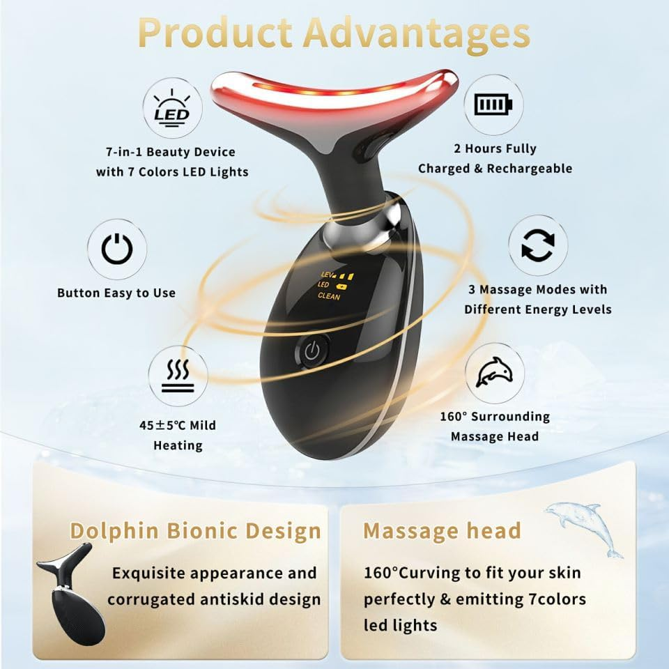 Facial Beauty Device, Multifunctional Facial Skin Care Tools with