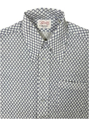 Vintage NOS 70s Arrow The Spoiler Knit Button Up Shirt