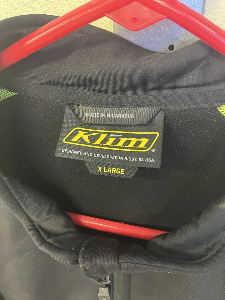 Chaqueta para hombre Klim Inferno Soft Shell negra gris alta visibilidad XL Foto 3 de 3