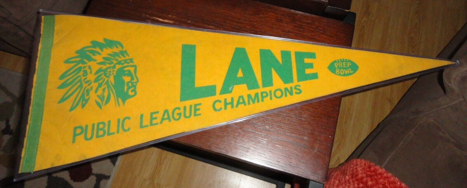Vintage LANE TECH High School Chicago Felt Pennant 70'S PUBLIC LG ...