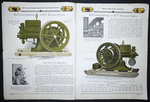 SUPER Rare Catalog- McCormick Deering - Power that Pays 1919 - Hit Miss Engines - Picture 5 of 15