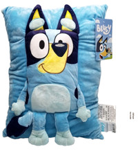 Bluey Bedtime Pal 3D Character Pillow Buddy Plush NWT 20"x14"inches