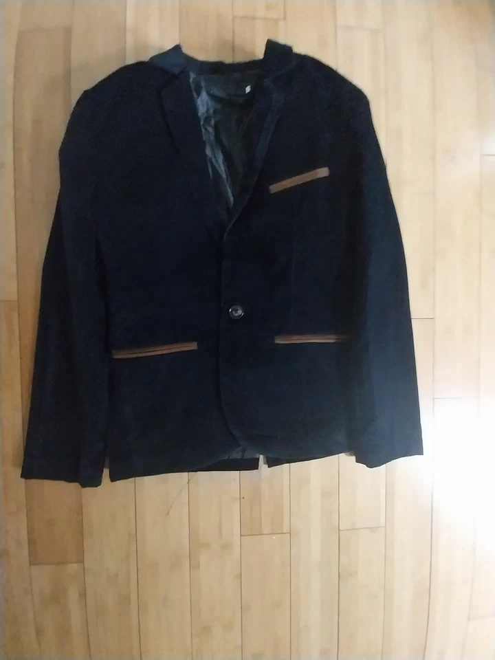 Mens Slim - Fit Deep Blue Blazer - Image 2 of 4