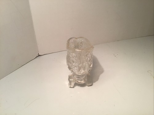Vintage Glass Shoe Roller Skate Figurine Clear - Picture 3 of 3