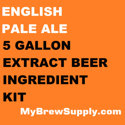 English Pale Ale Homebrew 5 Gallon Beer Extract Ingredient Kit - My Brew Supply